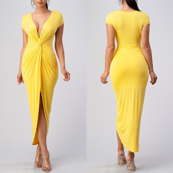 Yellow Maxi Dress - Picture 5 of 5